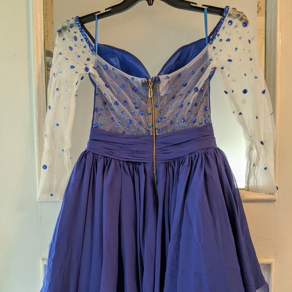 A-line Chiffon Cocktail Dress PROM PAGEANT - Picture 5 of 7